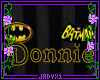 Donnie Batman Name Sign