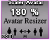 Scaler Avatar *M 180%