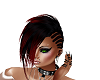Twisted punk red/black