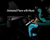 Animated Piano W/Music