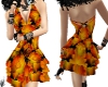 Yellorange Flower Dress