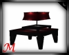 Black/Red Table Lamp