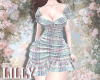 summer plaid gown