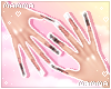𝓶. cross french nails