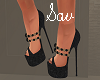 Black Jewel Heels