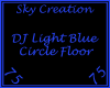 DJ Lt Blue Circle Floor