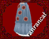 +long skirt dot frill BG