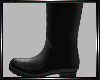 (E) Black Rain Boots