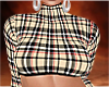 BBW Fall Plaid Crop Top