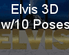Elvis 3D Sign w/10 Poses