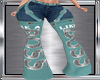 DC* RLL TEAL CHAPSJEANS