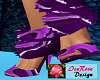 purple flame heels