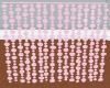 pink  bead curtain