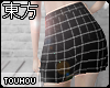茶 Minimal Black Skirt