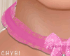 C~Pink Bow Choker