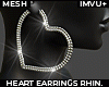 ! heart earrings rh. DRV
