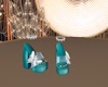 TEAL BUTTERFLY SPARKLE