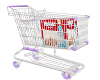 Shopping cart W Diapers
