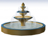 Blue/Gold Fountain