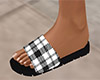 Black White Sandals (F)