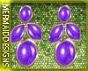 Mae Purple Earrings