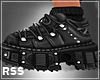 RS BLACK GOTH SHOES DV
