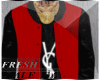 J| YSL Jacket Red/Black