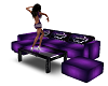 purple club dance sofa