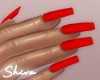 $ Matte Nails in Red