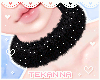 [T] Fur choker Black II