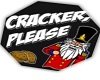 cracker please head sign