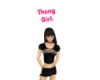 Thong Girl Head Sign
