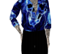 Blue Lighting Skulls M