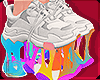 Q. rainbow sneakers