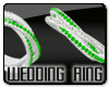 Green Diam Wedding Ring