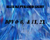 Blue DJ Pyramid Light
