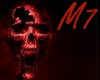 M7 Dark Red Skull