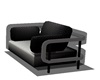 black deco modern chair