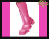 Lusty Latex Pink Boots