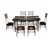 DINING TABLE 6 CHAIRS