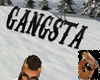 GangSta Black HeadSign