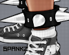 !!S Ankle Spike White