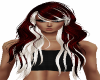 Red/Silver Evienia Hair