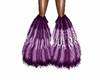 Purple Fluffy Boots