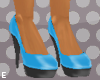 e|Glossy Heels; Blue