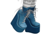 Blue Luxe Boots