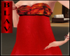 Satin Red Dress