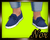 {N}Blue velor shoes !