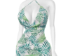 Foliage Print Dress