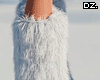 D. Yeti Fur Boots - WHT